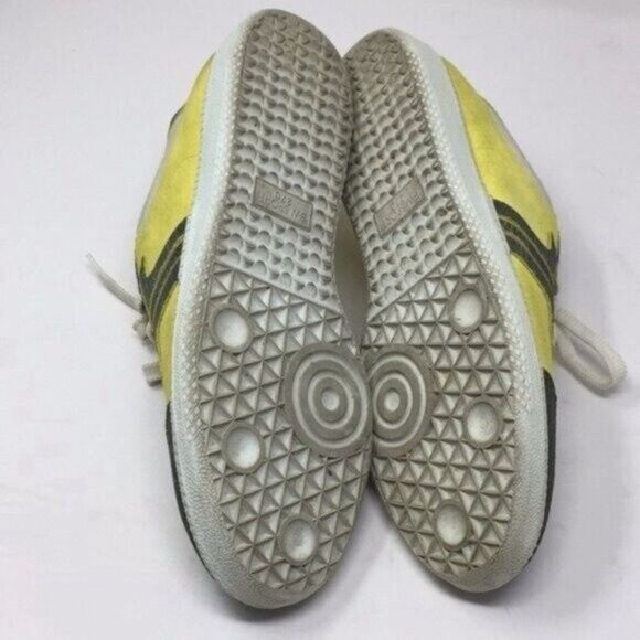 Tisza womans sneakers yellow gray suede 8.5 BoxD - Picture 7 of 8